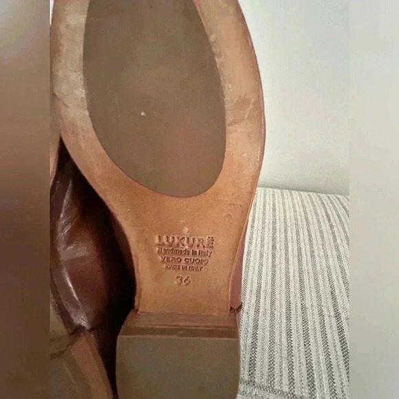 $890 LUKURE Hand crafted/painted in Italy soft Capri Kangaroo leather loafer 36 - Picture 8 of 12